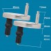 2PCS Toilet Seat Screws Hinge Repair Parts Fix WC Toilet Seat Hinges Fittings Quick Release Hinge - B07D7MH78J